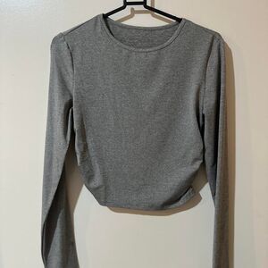 Women's Grey crop top